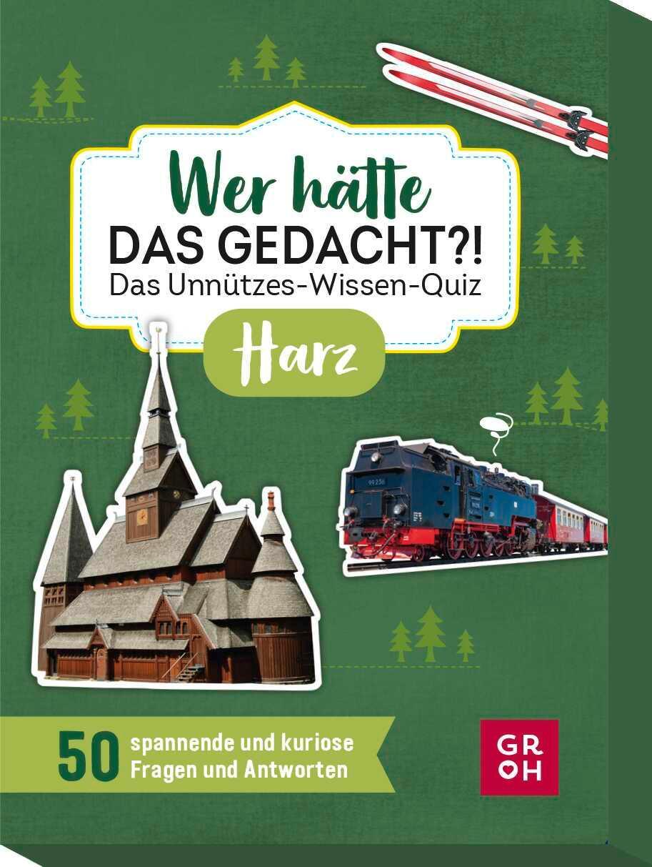 Cover: 4036442012253 | Wer hätte das gedacht?! Das Unnützes-Wissen-Quiz Harz | Almut Hartung