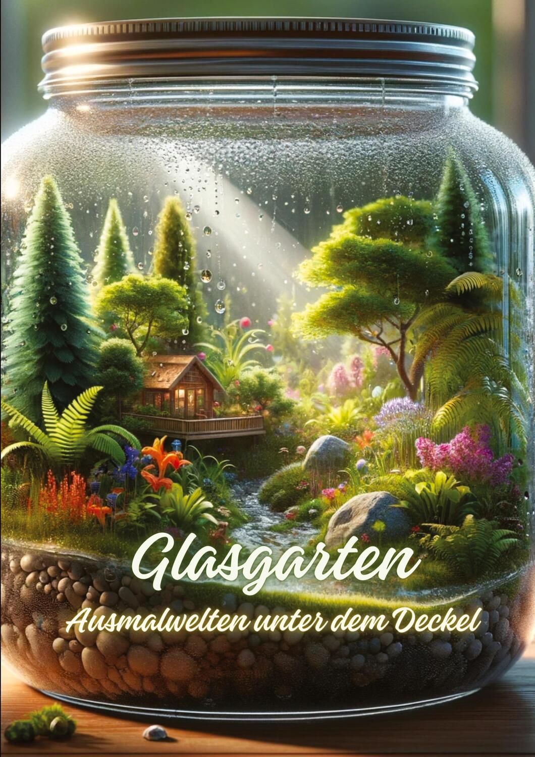 Cover: 9783384058065 | Glasgarten | Ausmalwelten unter dem Deckel | Diana Kluge | Taschenbuch