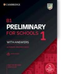 Cover: 9781108652292 | B1 Preliminary for Schools 1 for the Revised 2020 Exam Student's...