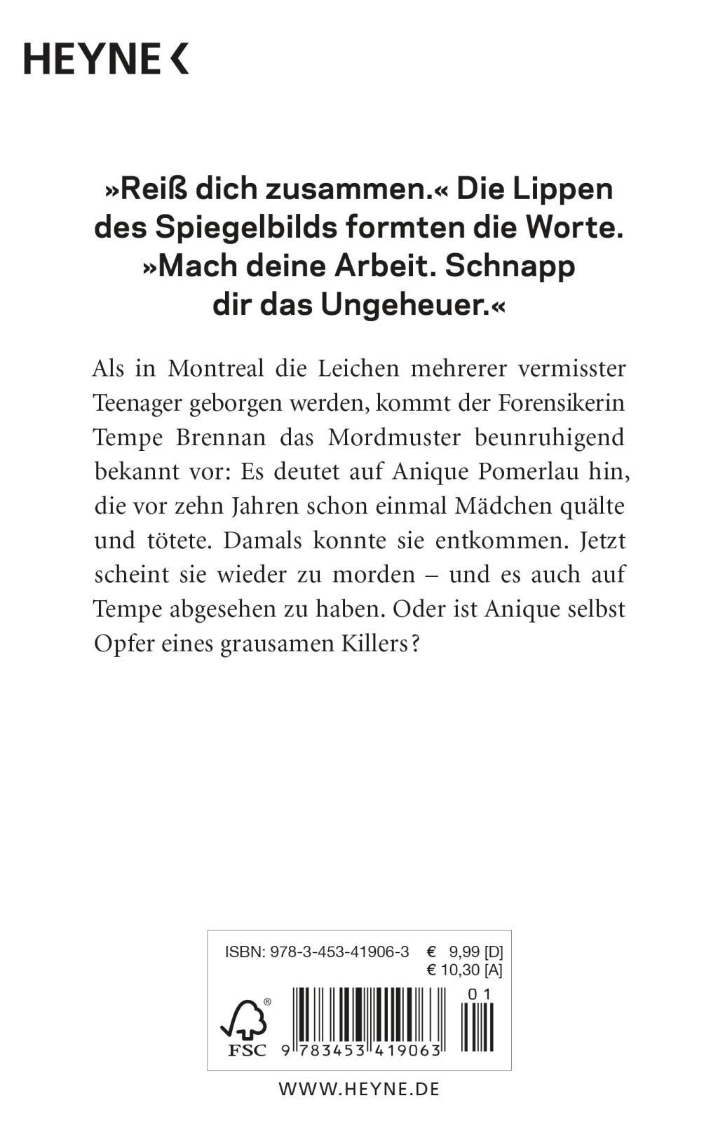 Bild: 9783453419063 | Knochen lügen nie | Ein neuer Fall für Tempe Brennan - Thriller | Buch