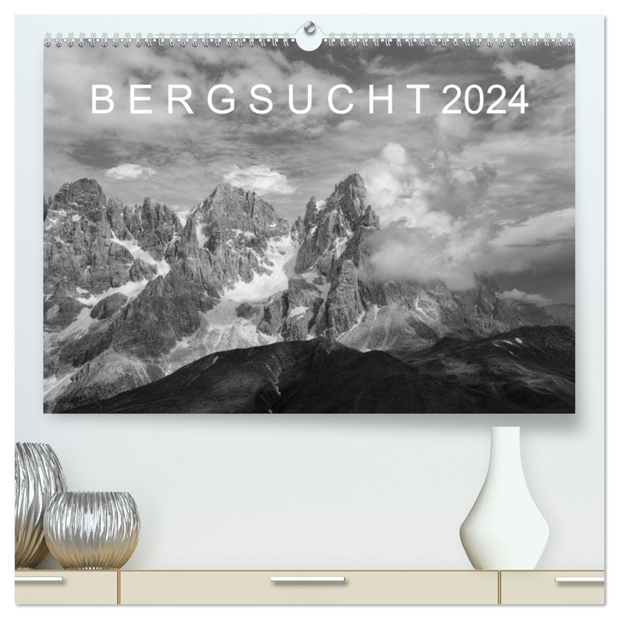Cover: 9783383435157 | Bergsucht 2024 (hochwertiger Premium Wandkalender 2024 DIN A2...