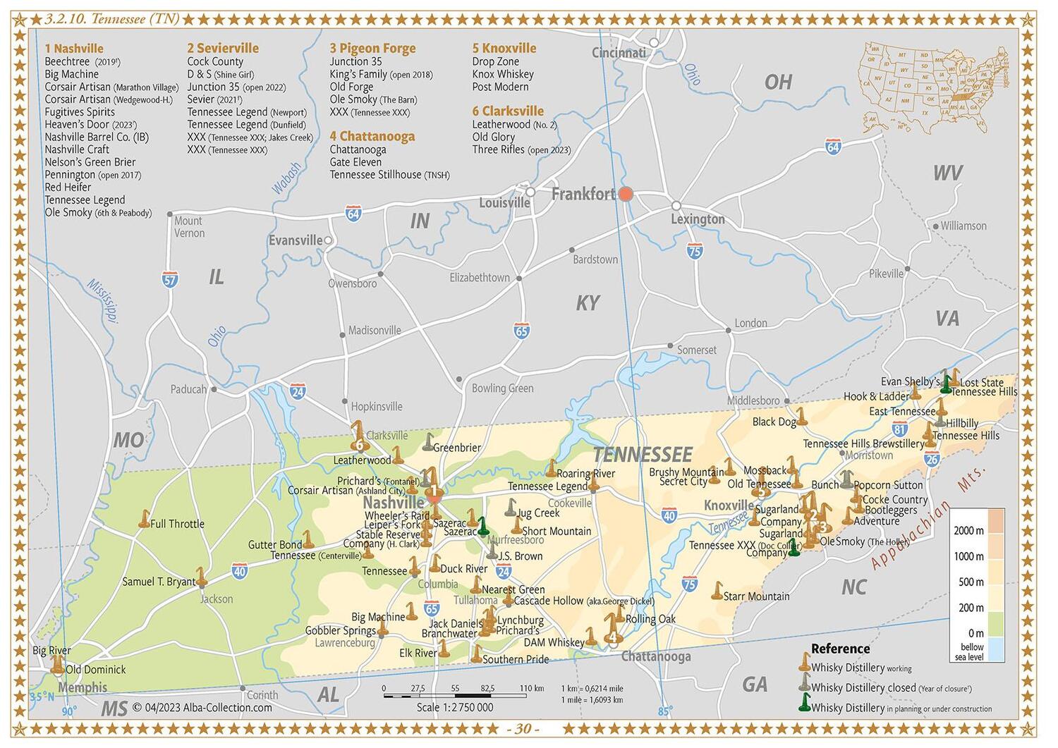 Bild: 9783944148939 | Whiskey Atlas North America 2023 | Rüdiger Jörg Hirst | Buch | 2023