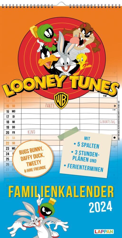 Cover: 9783830321088 | Looney Tunes Familienplaner 2024 | Lappan Verlag | Kalender | 28 S.