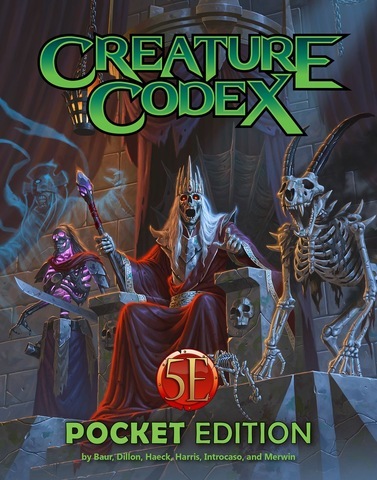 Cover: 9781936781355 | Creature Codex Pocket Edition | Wolfgang Baur (u. a.) | Taschenbuch