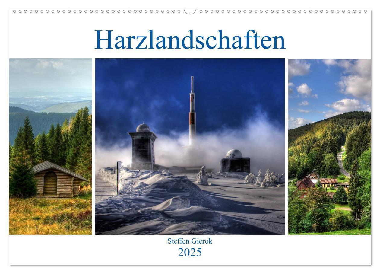 Cover: 9783435789221 | Harz Landschaften (Wandkalender 2025 DIN A2 quer), CALVENDO...