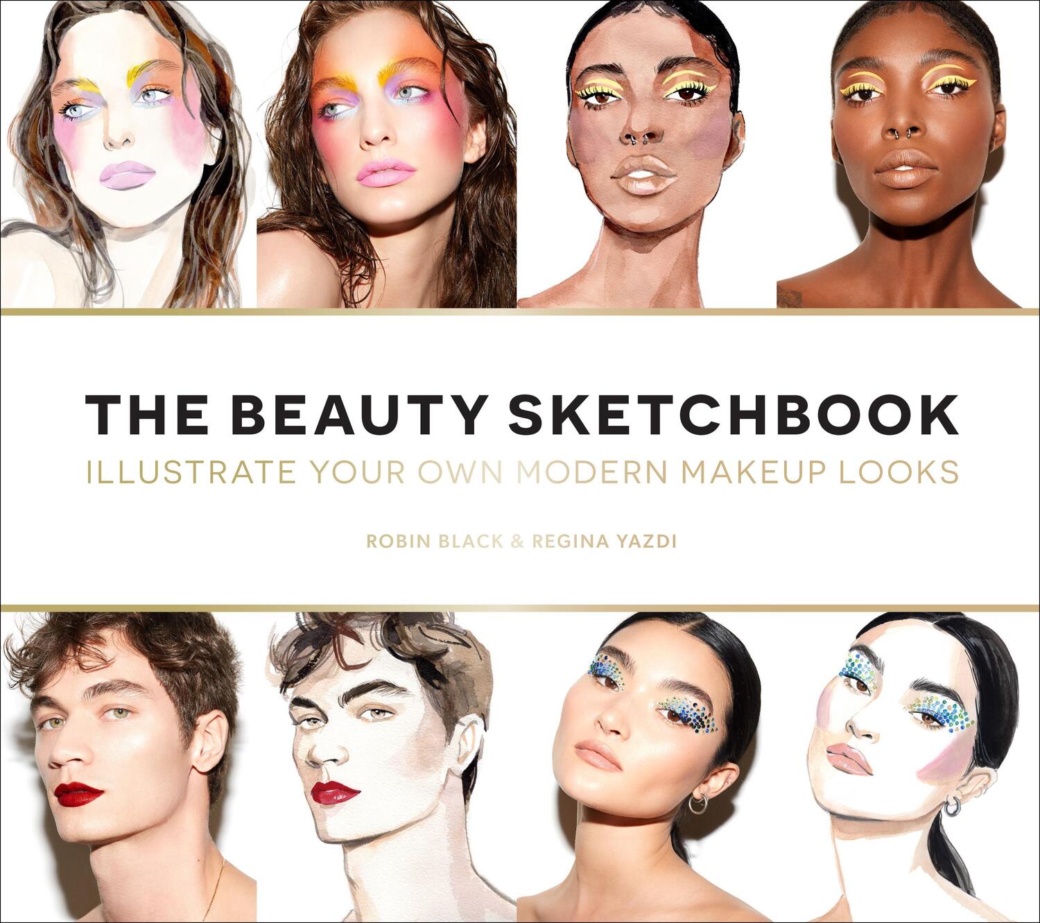 Cover: 9781419741395 | The Beauty Sketchbook (Guided Sketchbook): Illustrate Your Own...