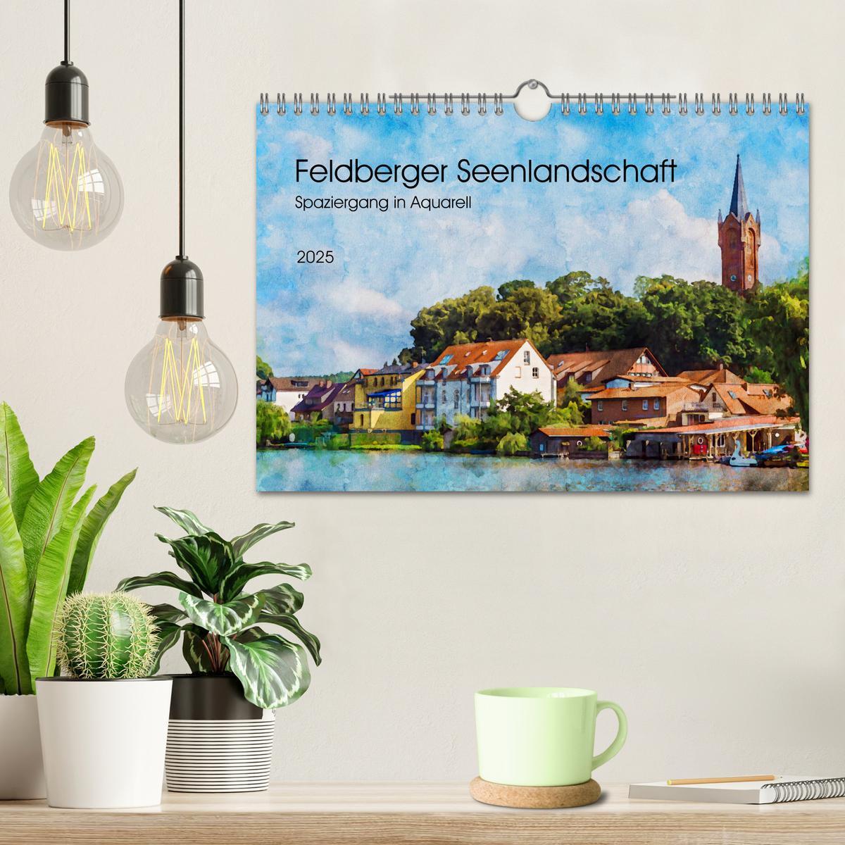 Bild: 9783435141623 | Feldberger Seenlandschaft - Spaziergang in Aquarell (Wandkalender...