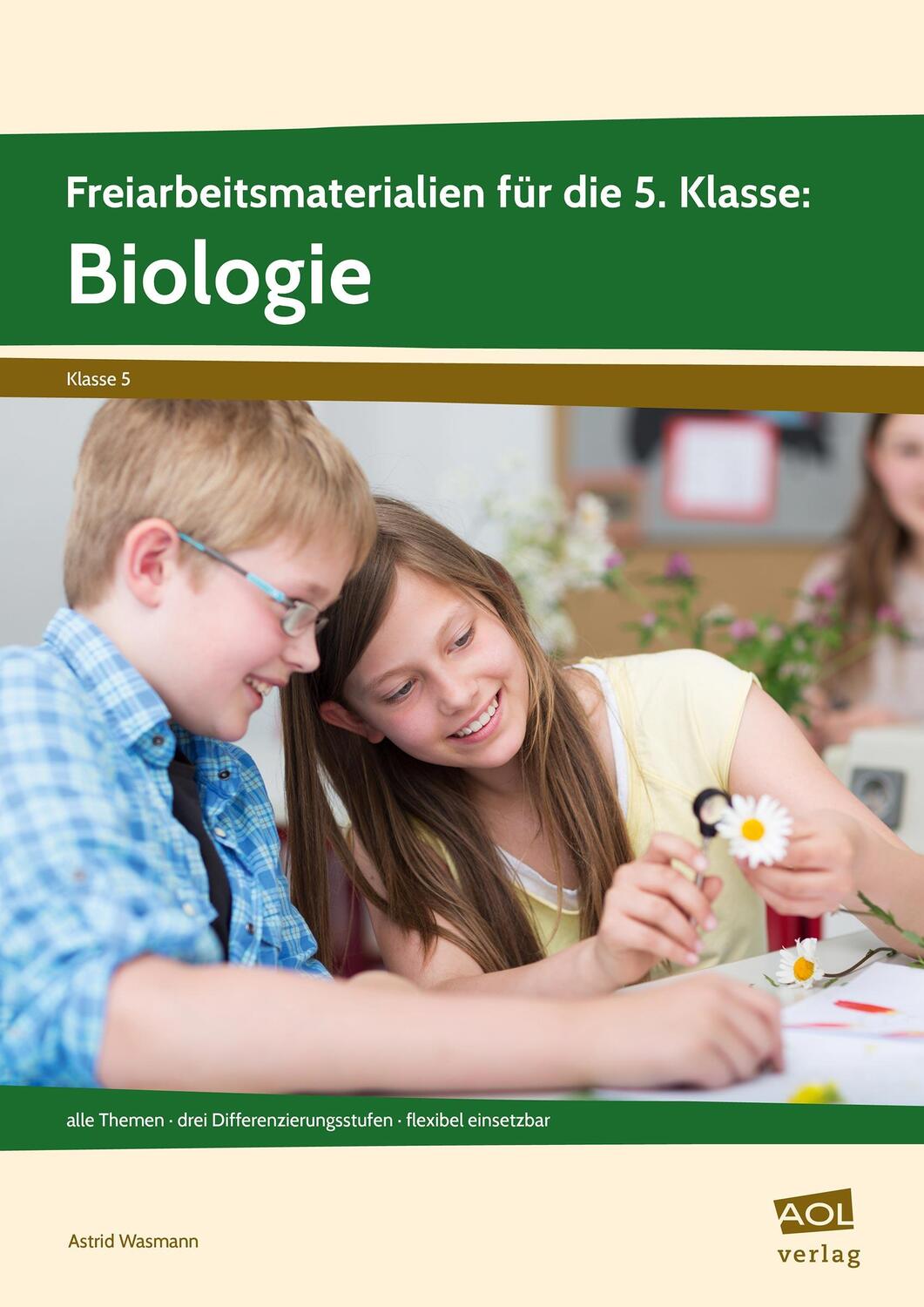 Cover: 9783403105480 | Freiarbeitsmaterialien für die 5. Klasse: Biologie | Astrid Wasmann