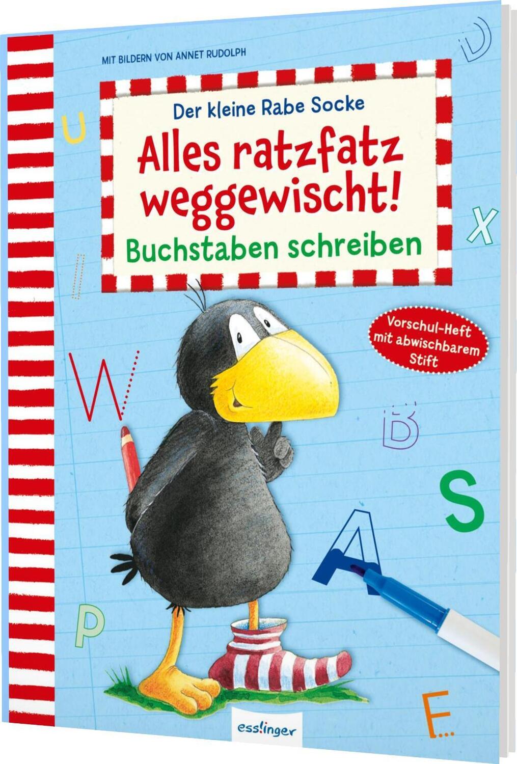 Cover: 9783480237586 | Der kleine Rabe Socke: Alles ratzfatz weggewischt! | Annet Rudolph