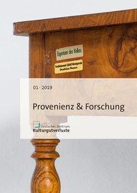 Cover: 9783954984800 | Provenienz &amp; Forschung | Heft 1/2019, Provenienz &amp; Forschung 01/2019