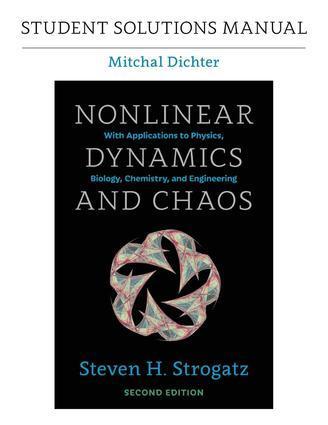 Cover: 9780813350547 | Student Solutions Manual for Nonlinear Dynamics and Chaos, 2nd edition