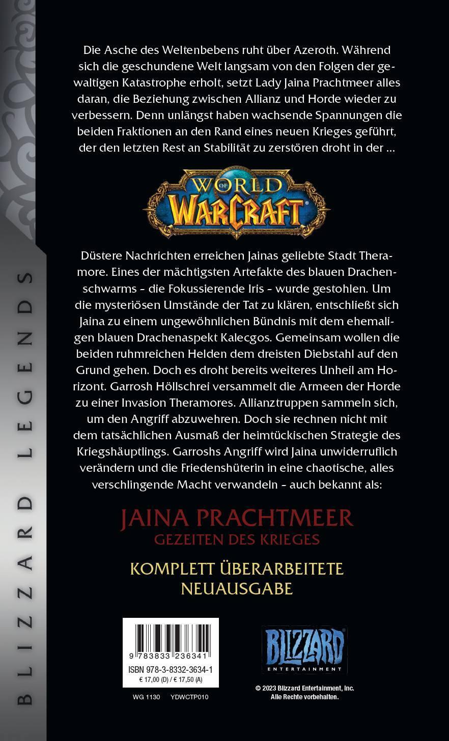 Rückseite: 9783833236341 | World of Warcraft: Jaina Prachtmeer - Gezeiten des Krieges | Golden