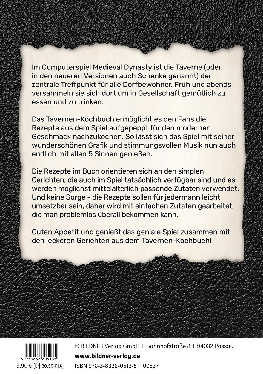 Rückseite: 9783832805135 | Medieval Dynasty - Das Tavernenkochbuch | Anja Schmid | Taschenbuch