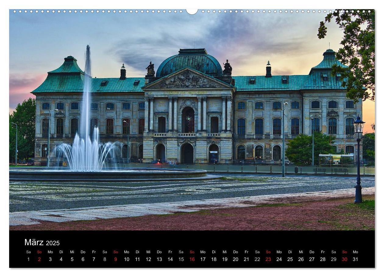 Bild: 9783435279944 | Dresden 2025 (Wandkalender 2025 DIN A2 quer), CALVENDO Monatskalender