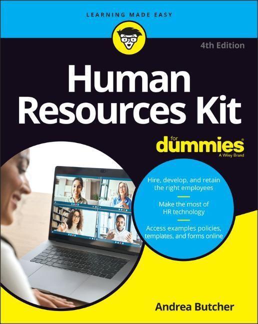 Cover: 9781119989899 | Human Resources Kit For Dummies | Andrea Butcher | Taschenbuch | 2023