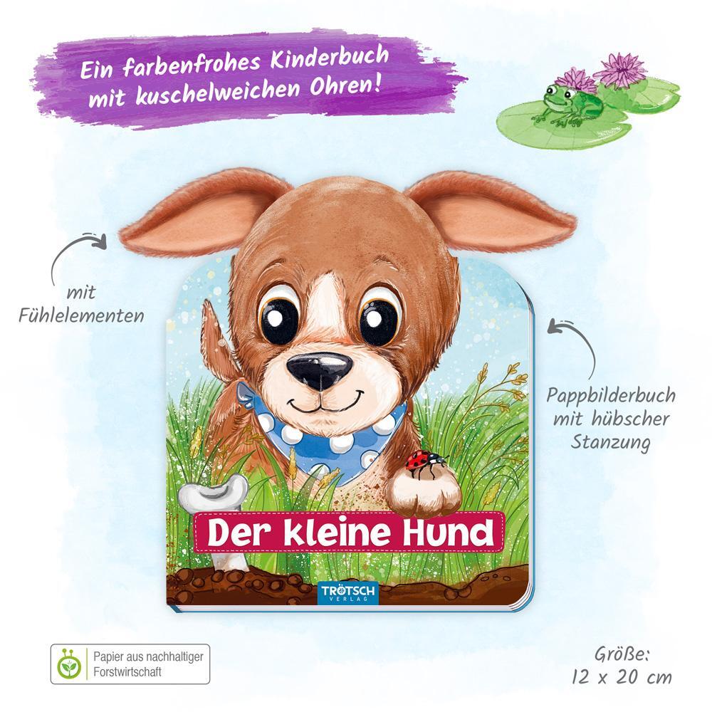 Bild: 9783965528833 | Trötsch Der kleine Hund Pappenbuch mit Plüschohren | Trötsch Verlag