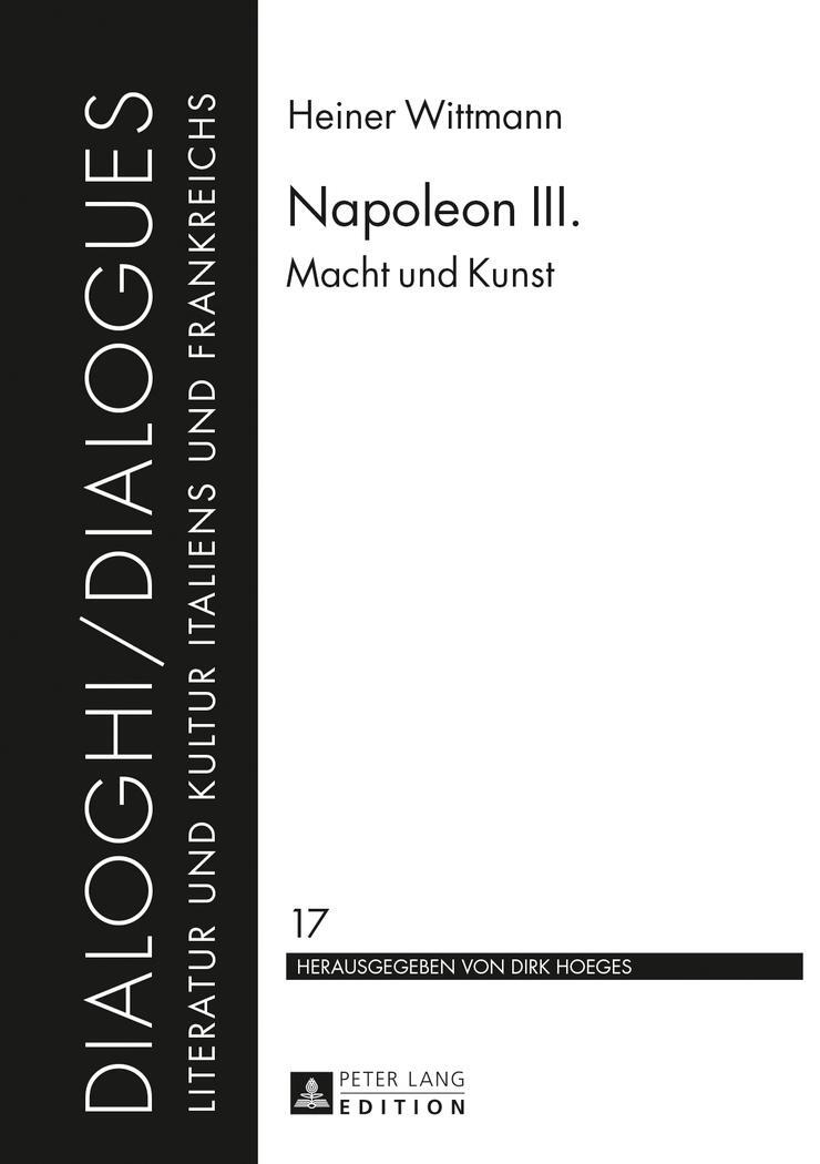 Cover: 9783631642092 | Napoleon III. | Macht und Kunst | Heiner Wittmann | Buch | Deutsch