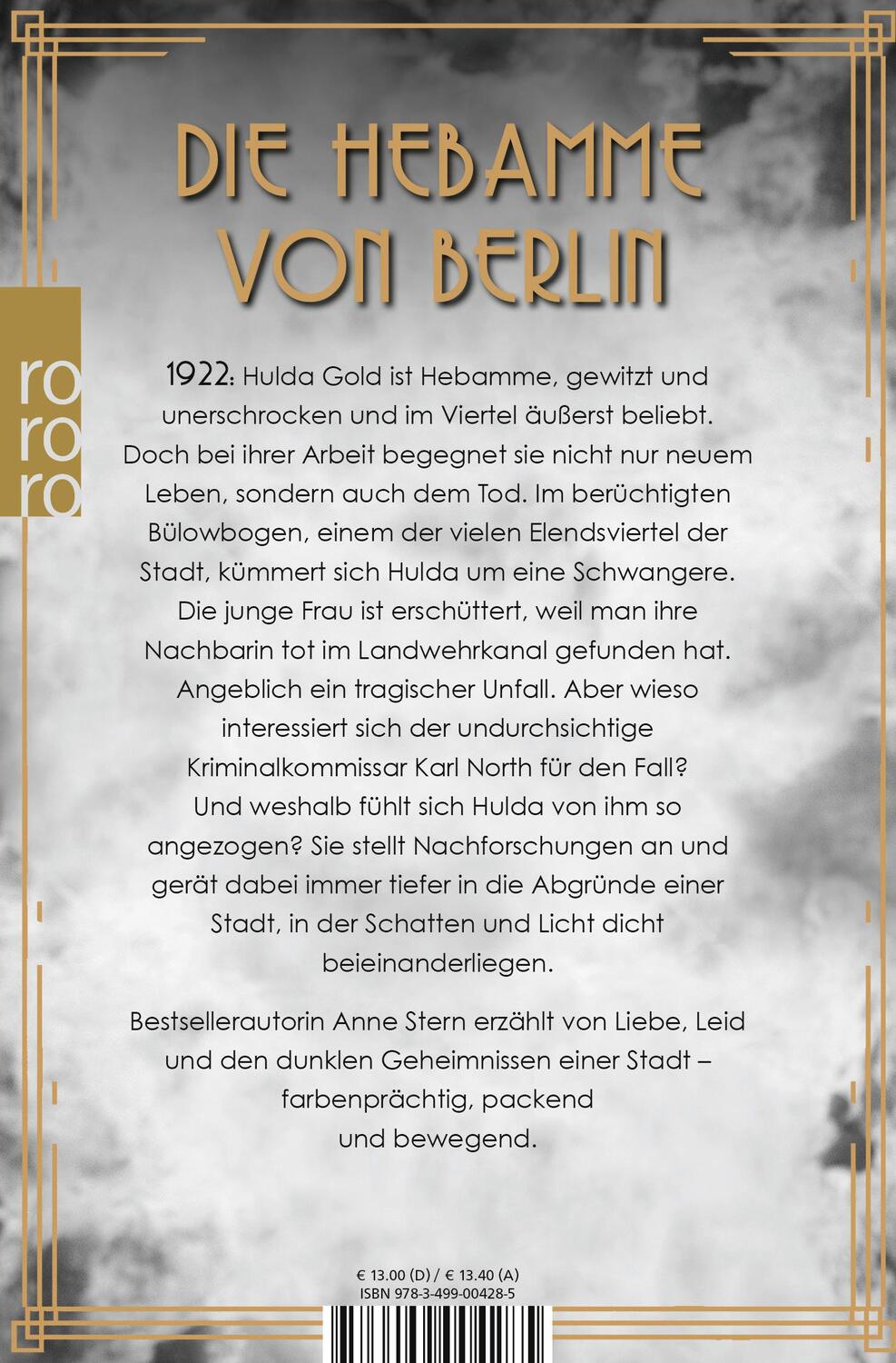 Rückseite: 9783499004285 | Fräulein Gold: Schatten und Licht | Anne Stern | Taschenbuch | 384 S.