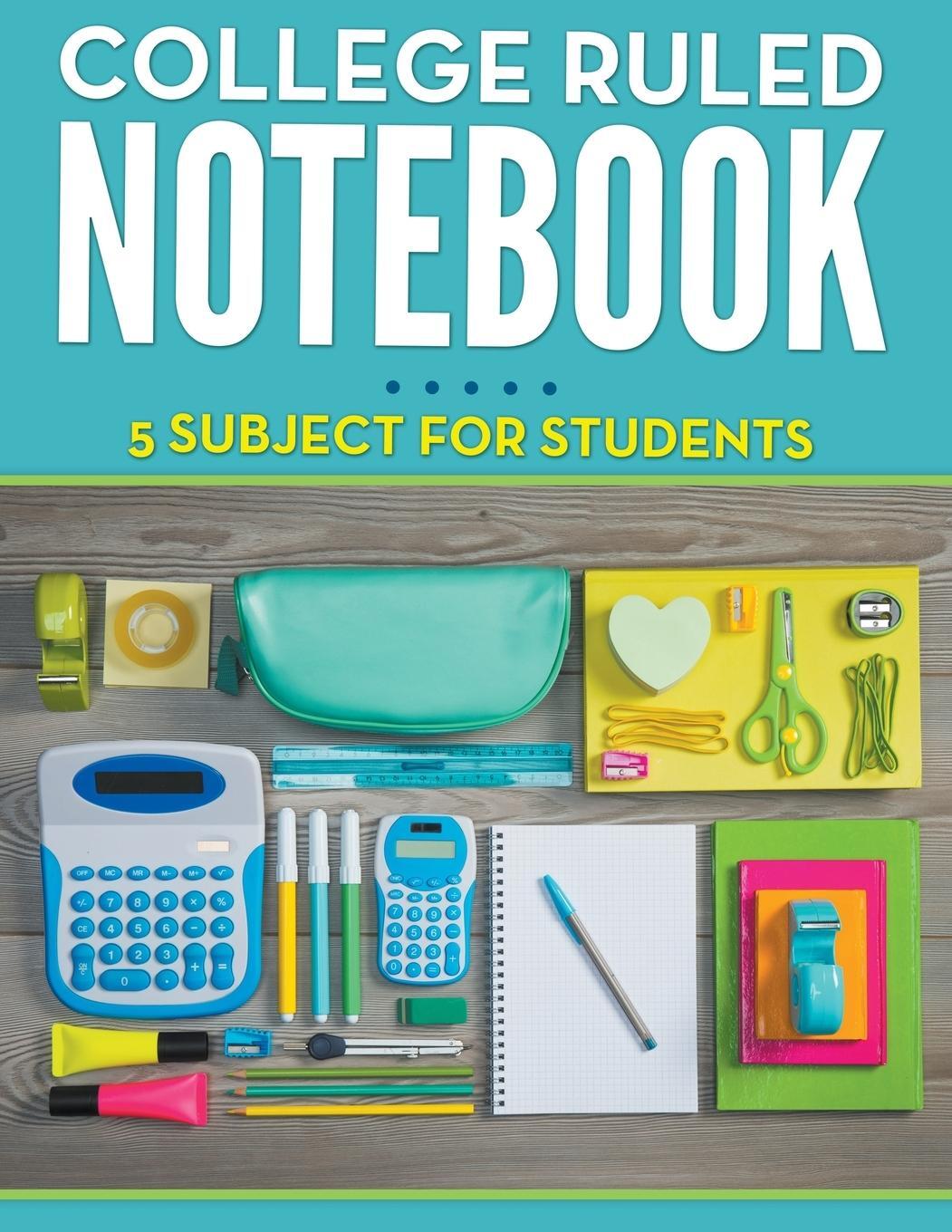 Cover: 9781681273167 | College Ruled Notebook - 5 Subject For Students | Llc | Taschenbuch