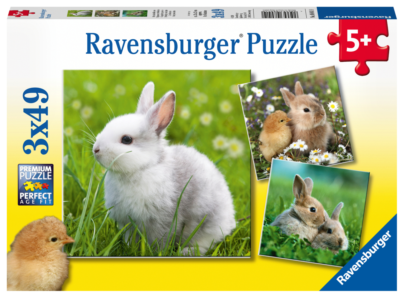 Cover: 4005556080410 | Ravensburger Kinderpuzzle - 08041 Niedliche Häschen - Puzzle für...