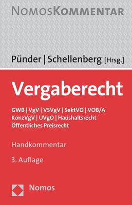 Cover: 9783848730438 | Vergaberecht | Hermann Pünder (u. a.) | Buch | NomosKommentar | 2019