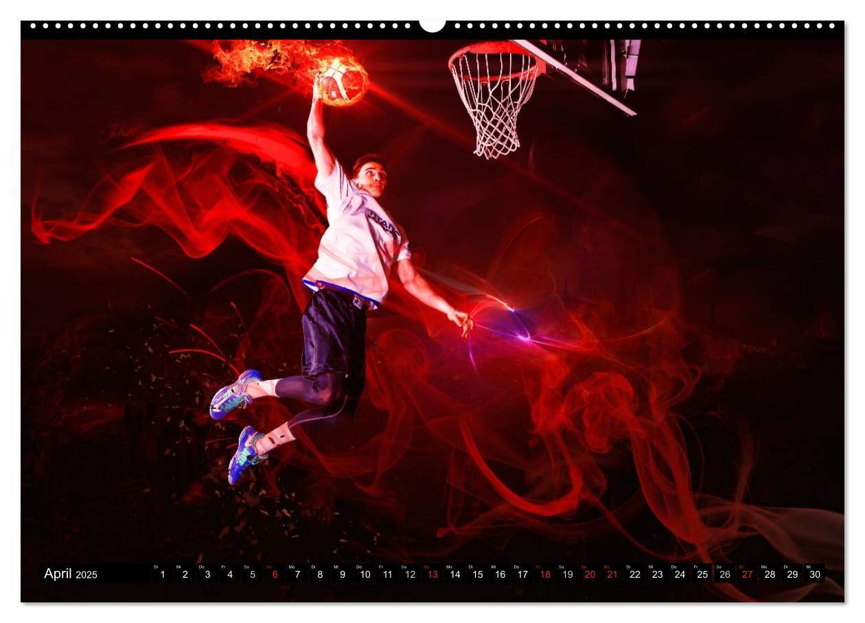 Bild: 9783435615957 | Basketball Fantasiewelten (Wandkalender 2025 DIN A2 quer), CALVENDO...