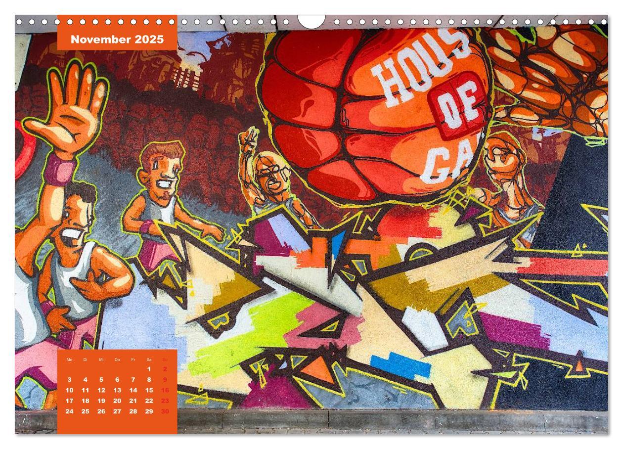 Bild: 9783435740277 | Graffiti (Wandkalender 2025 DIN A3 quer), CALVENDO Monatskalender