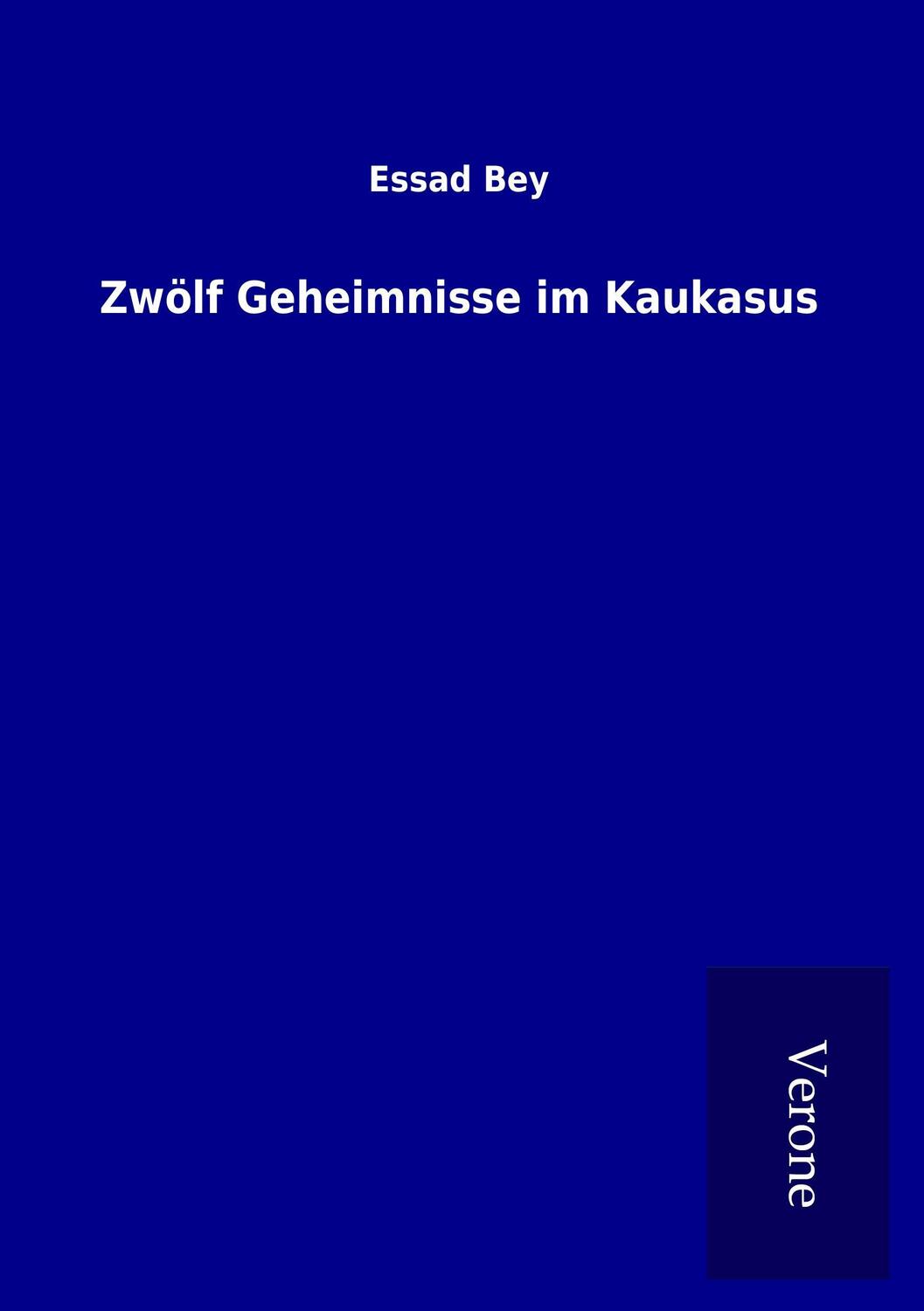 Cover: 9789925031900 | Zwölf Geheimnisse im Kaukasus | Essad Bey | Taschenbuch | Paperback