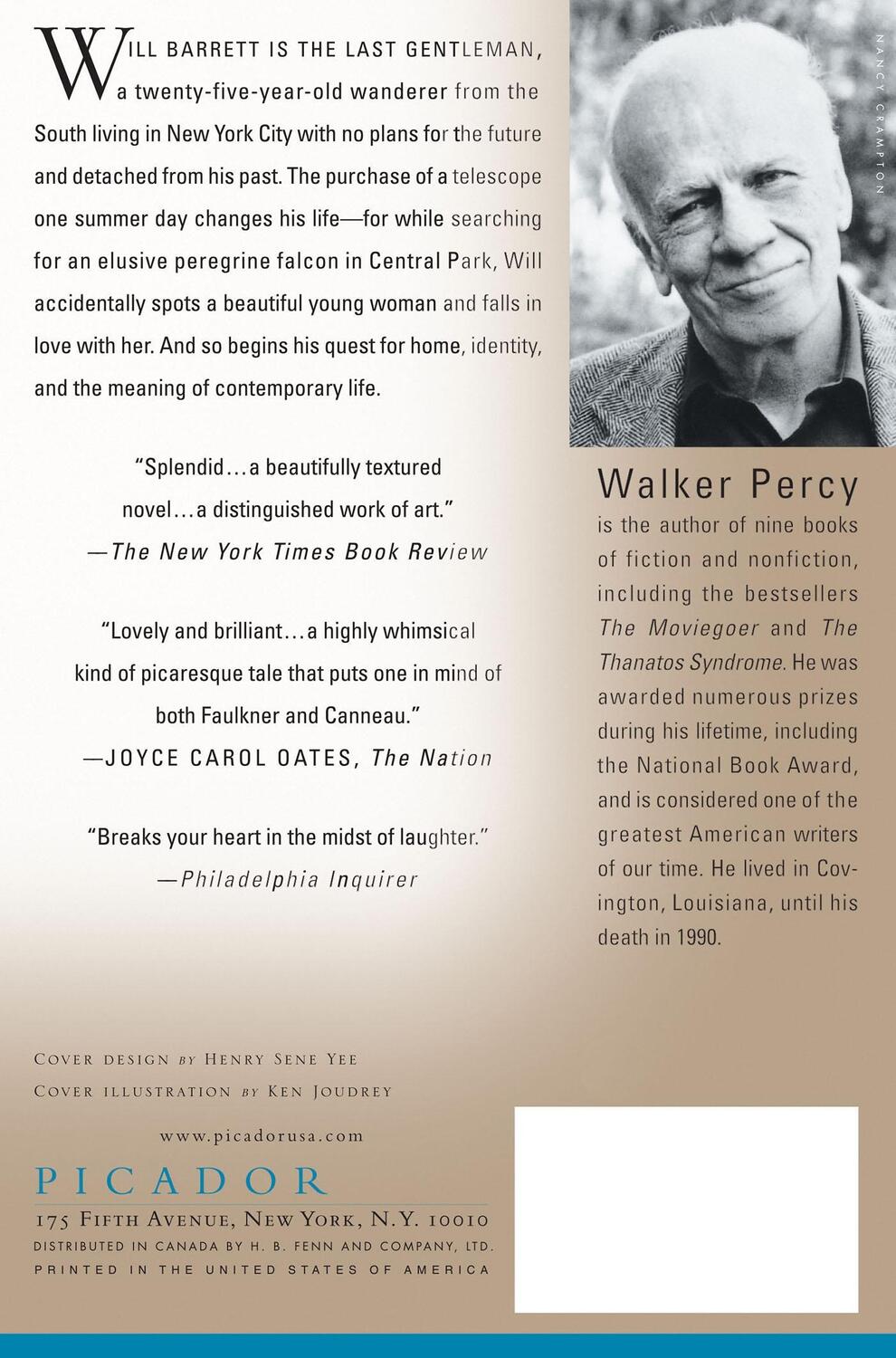 Rückseite: 9780312243081 | The Last Gentleman | Walker Percy (u. a.) | Taschenbuch | Paperback