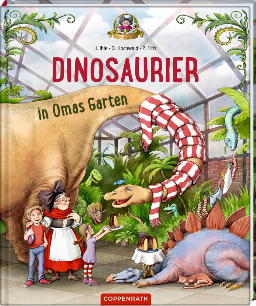 Cover: 9783649630265 | Dinosaurier in Omas Garten | Dominik Hochwald (u. a.) | Buch | 40 S.