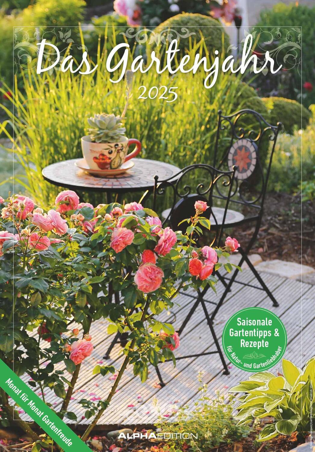 Cover: 4251732341077 | Das Gartenjahr 2025 - Bildkalender 23,7x34 cm - mit saisonalen...