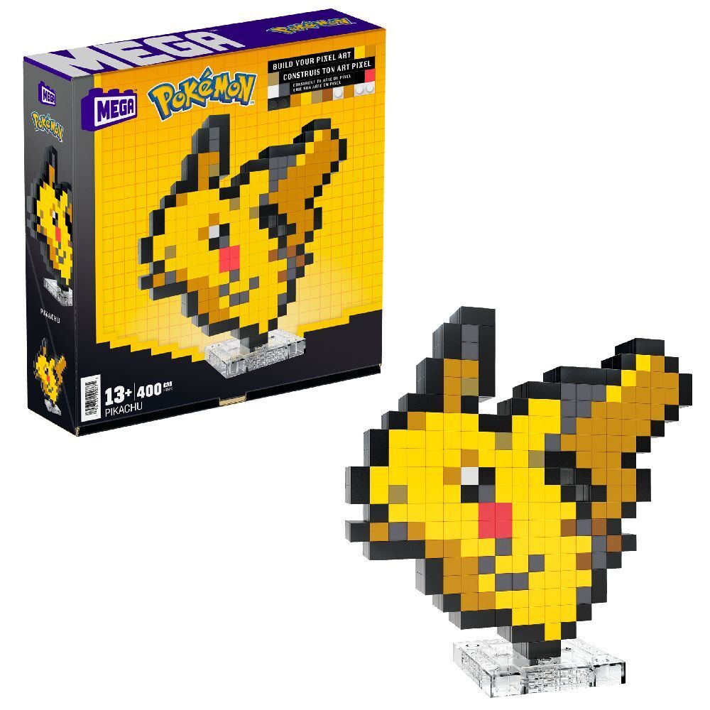 Bild: 194735190775 | MEGA Pokémon Pikachu Pixel Art | Stück | Karton | HTH74 | Mattel