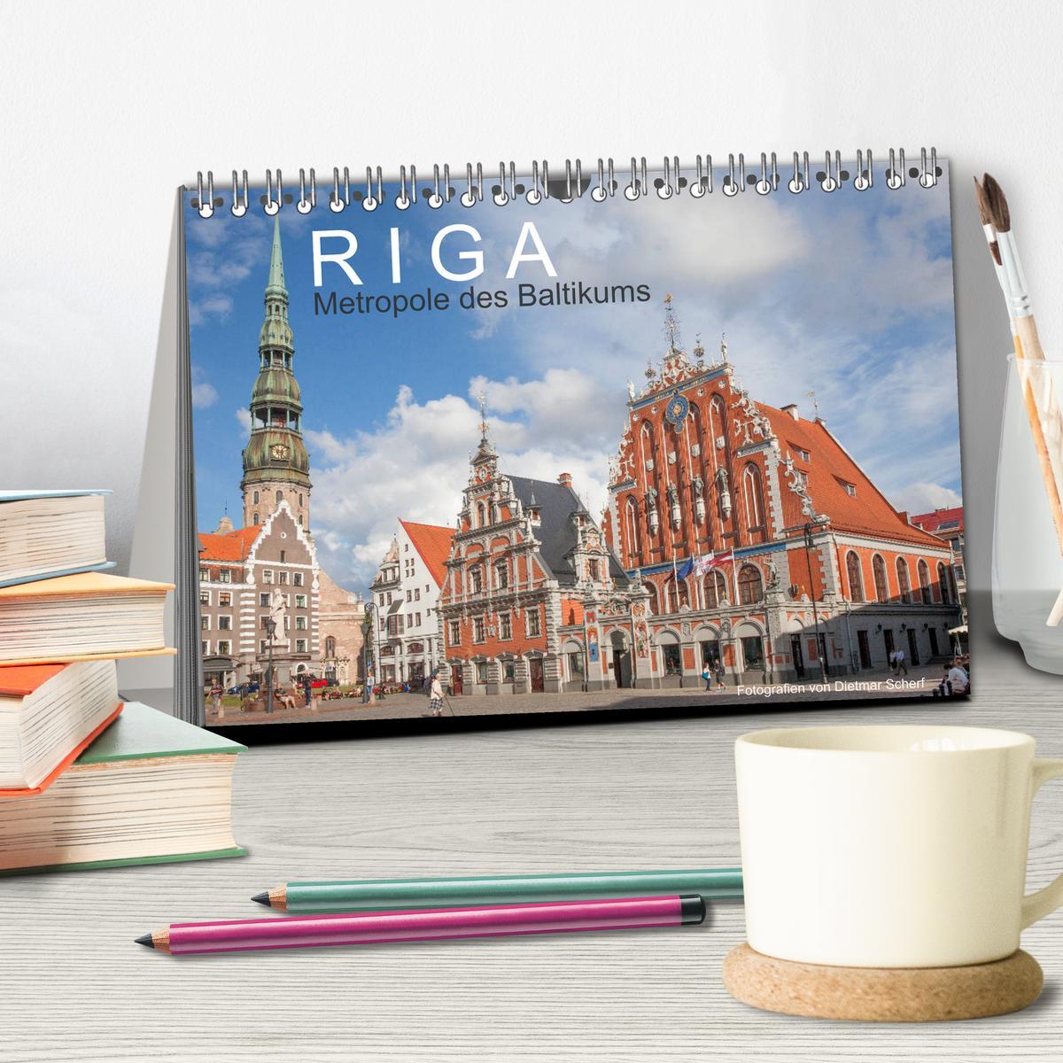 Bild: 9783435377442 | Riga - Metropole des Baltikums (Tischkalender 2025 DIN A5 quer),...