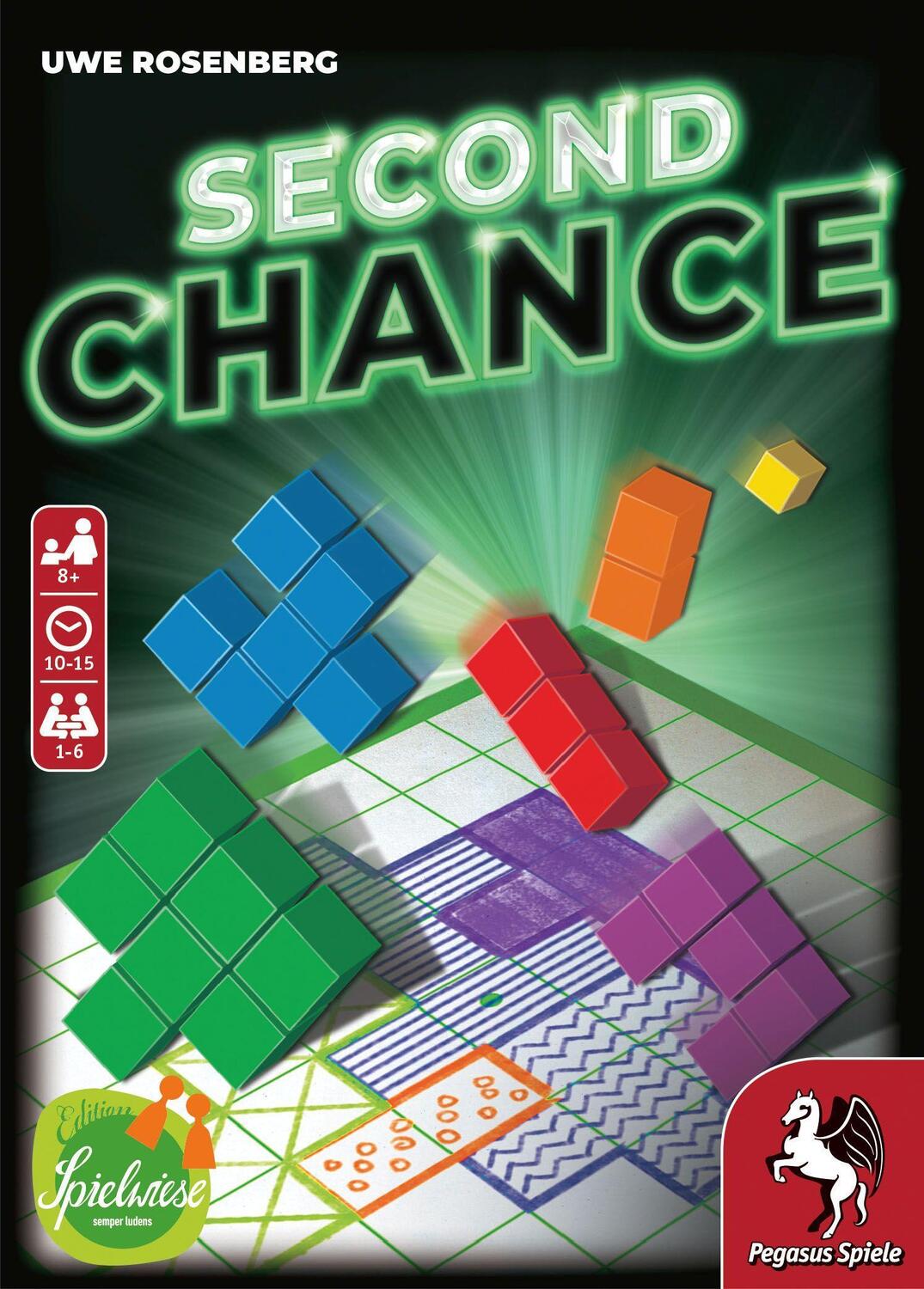 Cover: 4250231726606 | Second Chance, 2. Edition (Edition Spielwiese) | Uwe Rosenberg | Spiel