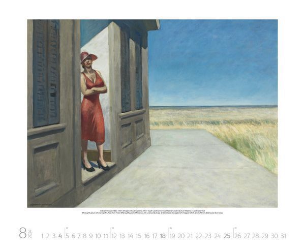 Bild: 9783731868224 | Edward Hopper 2024 | Korsch Verlag | Kalender | Spiralbindung | 14 S.
