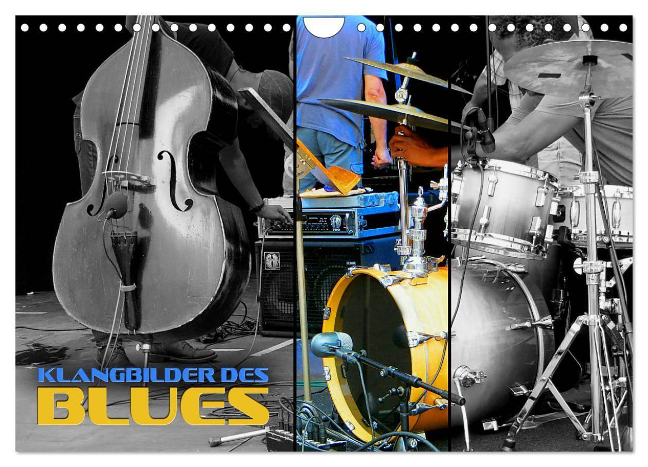 Cover: 9783383084133 | Klangbilder des Blues (Wandkalender 2024 DIN A4 quer), CALVENDO...
