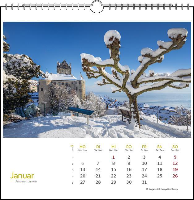 Bild: 9783861924081 | Westlicher Bodensee 2025 | Postkarten-Tischkalender | Fotografen