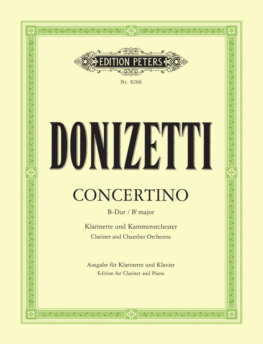 Cover: 9790014062682 | Concertino for Clarinet in B Flat (Ed. for Clarinet and Piano by...