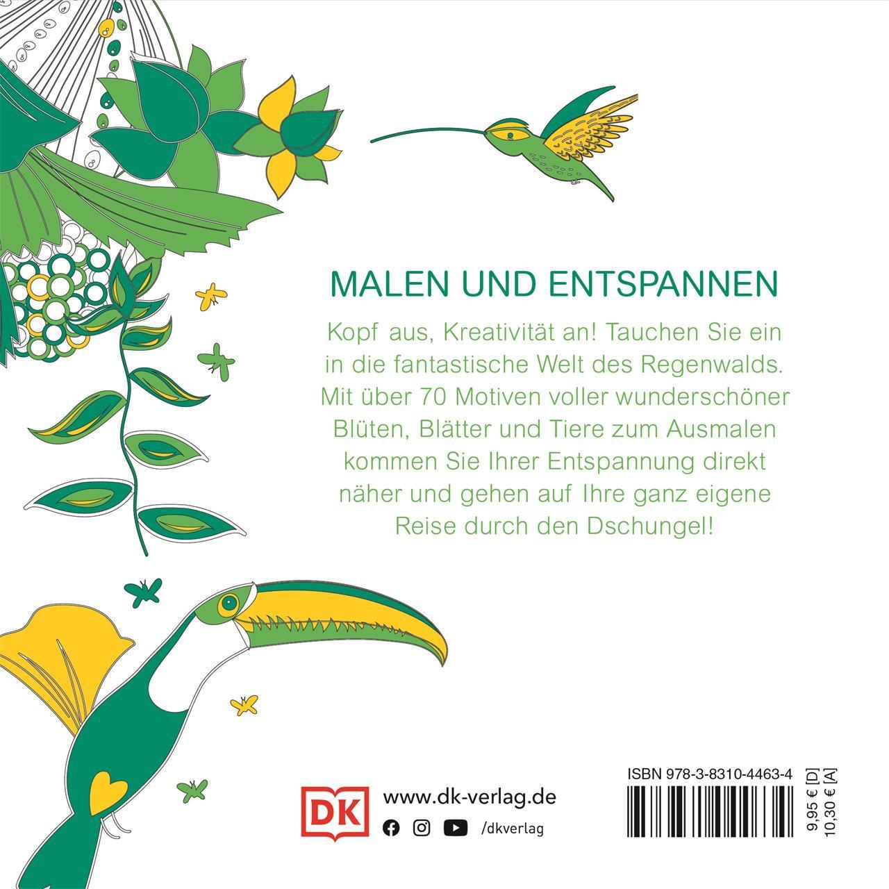 Cover: 9783831044634 | Achtsam &amp; Kreativ. Dschungel | DK Verlag | Taschenbuch | 72 S. | 2022