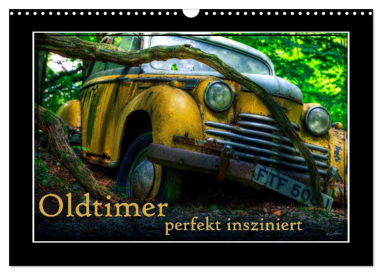 Cover: 9783383271182 | Oldtimer perfekt insziniert (Wandkalender 2024 DIN A3 quer),...