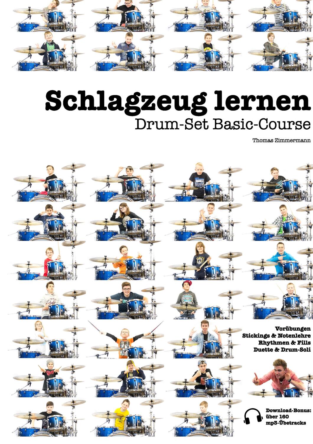 Cover: 9783734770524 | Schlagzeug lernen | Drum-Set Basic-Course | Thomas Zimmermann | Buch