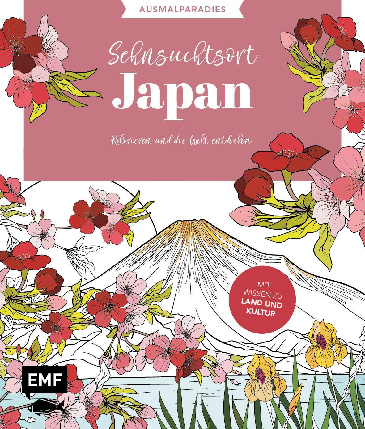 Cover: 9783745922288 | Ausmalparadies - Sehnsuchtsort Japan | Taschenbuch | 96 S. | Deutsch