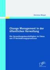 Cover: 9783842856028 | Change Management in der öffentlichen Verwaltung: Die...