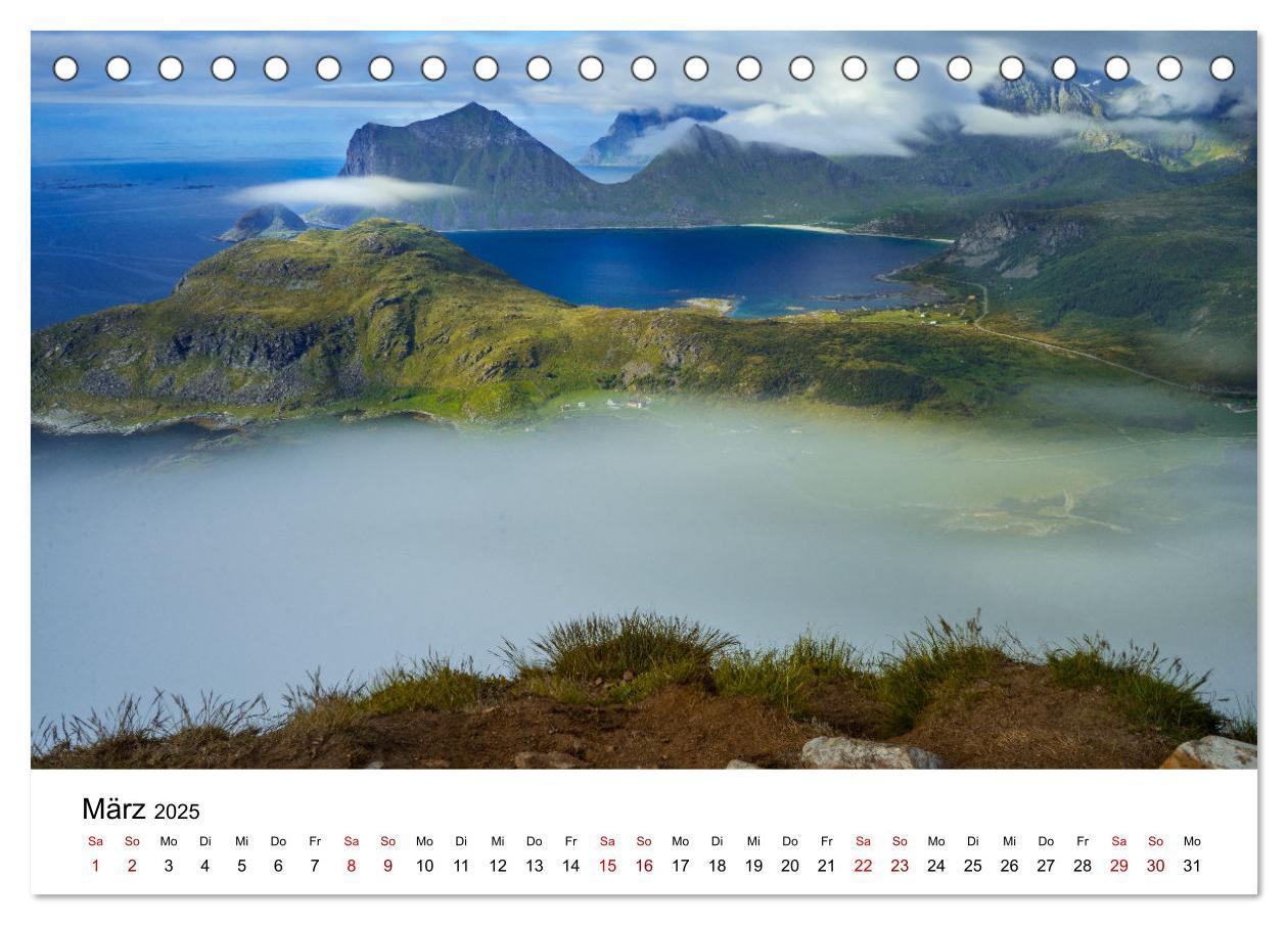 Bild: 9783435008476 | Lofoten (Tischkalender 2025 DIN A5 quer), CALVENDO Monatskalender