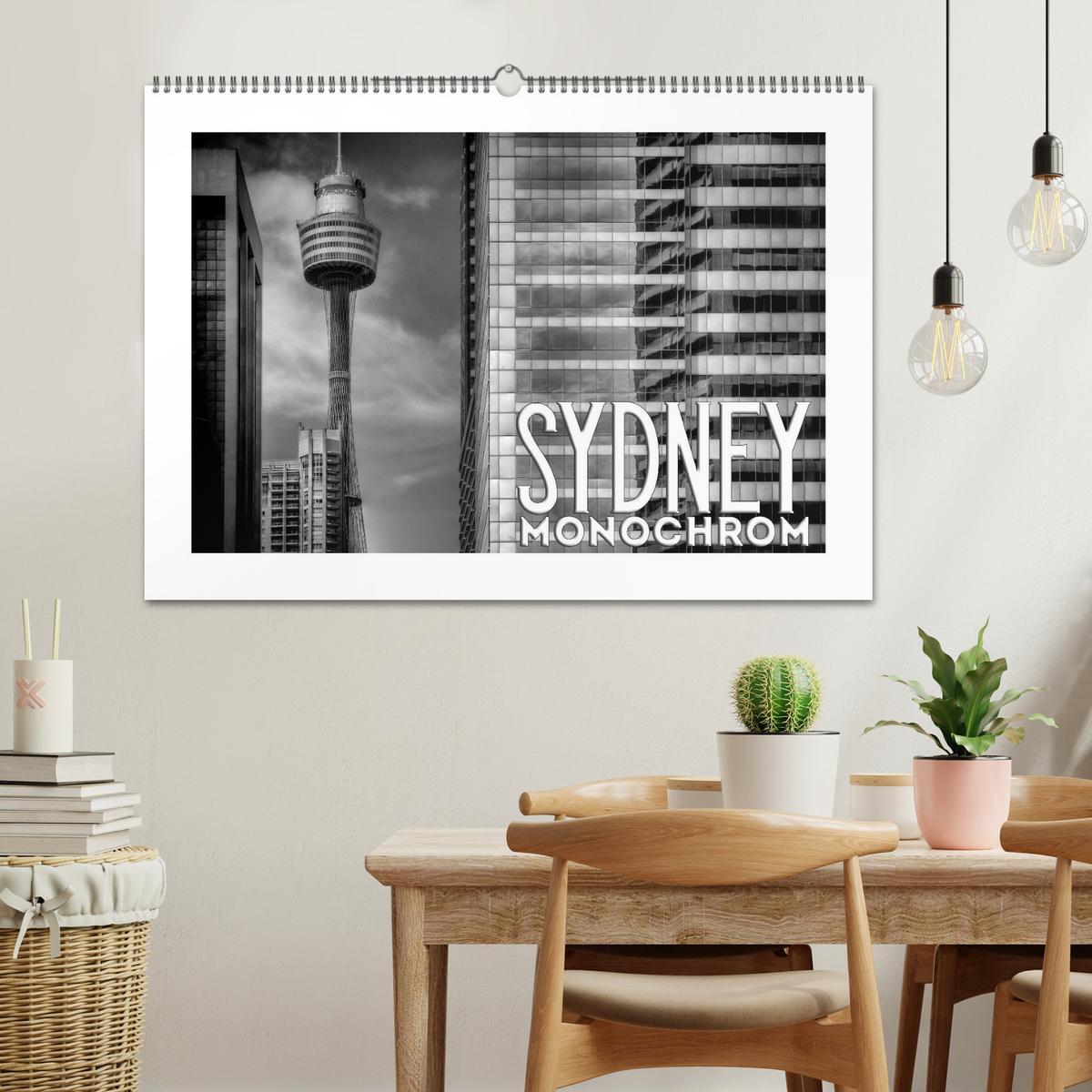 Bild: 9783457225905 | SYDNEY Monochrom (Wandkalender 2025 DIN A2 quer), CALVENDO...