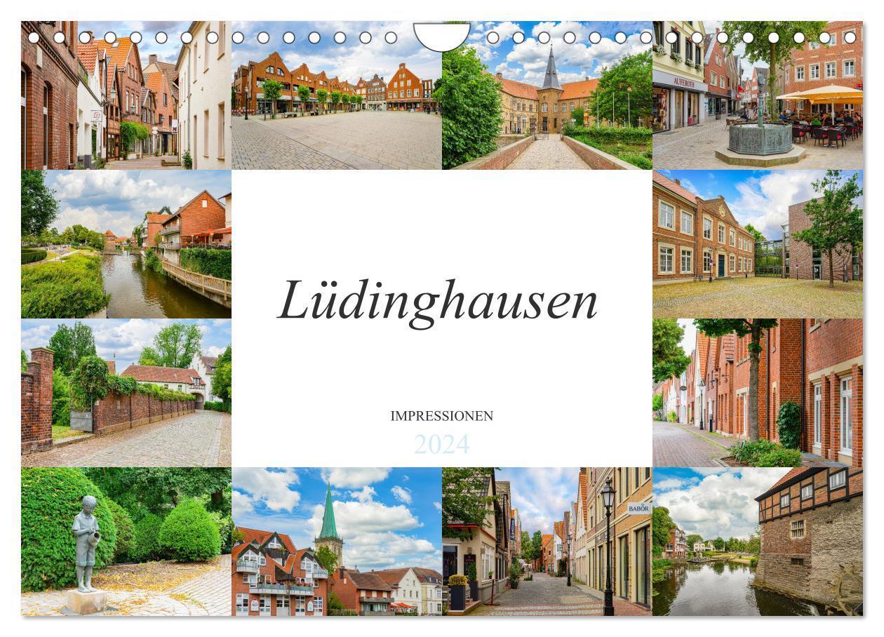 Cover: 9783675872936 | Lüdinghausen Impressionen (Wandkalender 2024 DIN A4 quer), CALVENDO...
