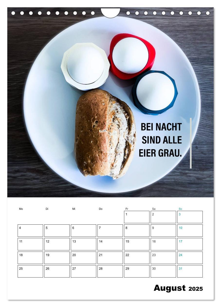 Bild: 9783435965045 | Mit Eiern durch's Jahr. (Wandkalender 2025 DIN A4 hoch), CALVENDO...