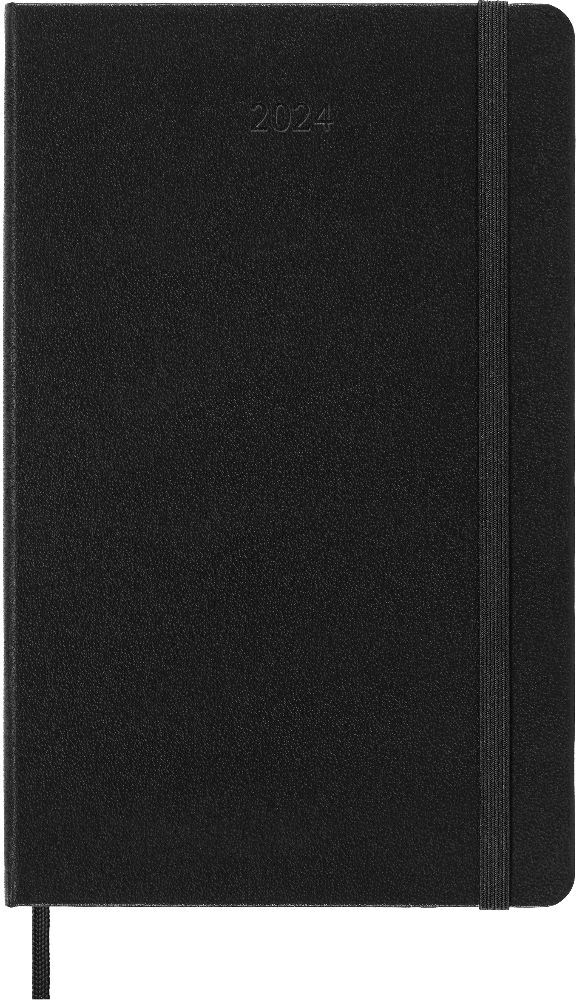 Cover: 8056598856873 | Moleskine 12 Monate Wochenkalender 2024, Large/A5, Schwarz | Buch