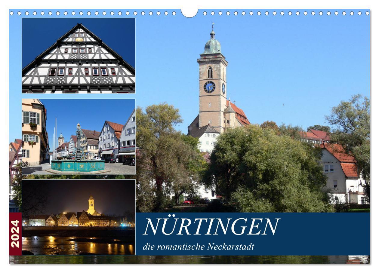 Cover: 9783675886438 | Nürtingen, die romantische Neckarstadt (Wandkalender 2024 DIN A3...