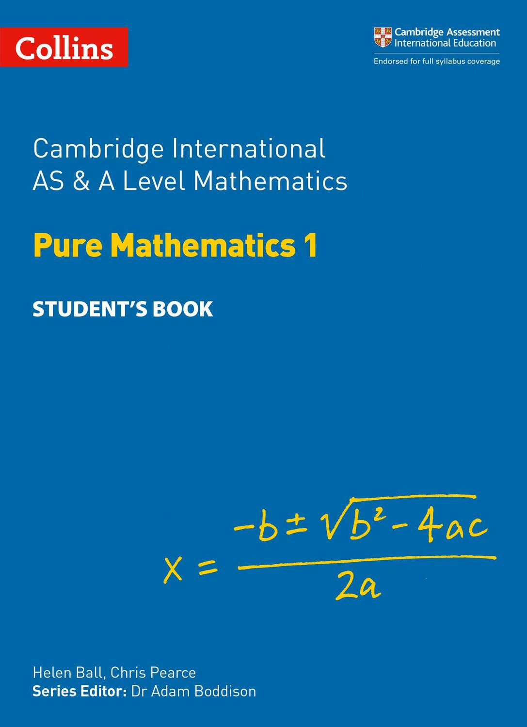 Cover: 9780008257736 | Cambridge International AS &amp; A Level Mathematics Pure Mathematics 1...